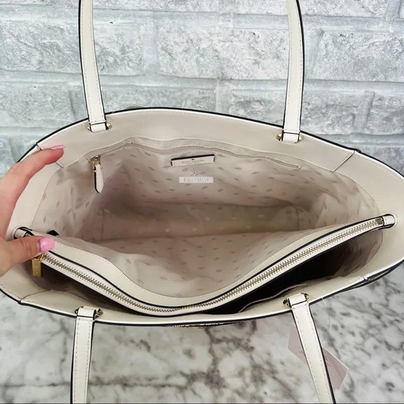 Kate Spade Lily Blooms Large Laptop Tote Shoulder Bag - Picture 7 of 11